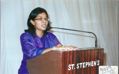 Ms. Ashu Chaudhary, S.D.O., Ajmer (September 2007)