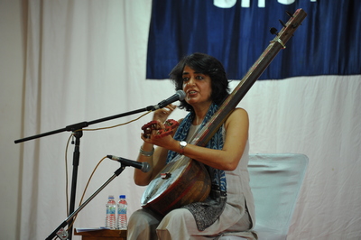 Ms. Shabnam Virmani, Noted Filmmaker, Singer, Founder of the Kabir Project & Artist in residence, Srishti School of Art & Design, Bangalore (April 2017)