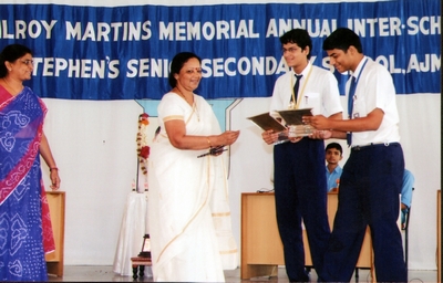 Mrs. Teresa John Mathew, Former Head Department of English, Sophia Girls’ College, Ajmer (September 2008)