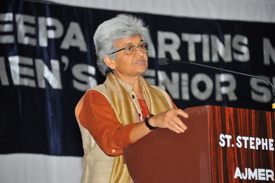 Ms. Kamla Bhasin, Eminent Author, Feminist & Social Worker (April 2011)